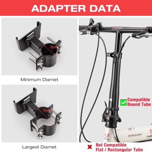 CXWXC Front Basket for E-Scooter with Quick-Release Handlebar Bracket
