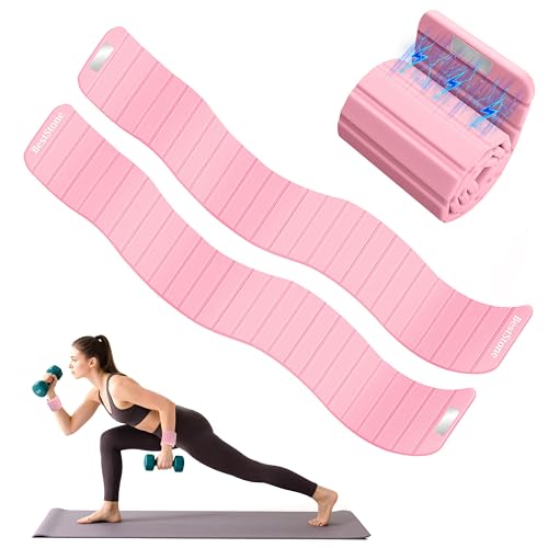 Pink Adjustable Magnetic Wrist & Ankle Weights Set for Women - 2 Pack, 2.2 lbs Total
