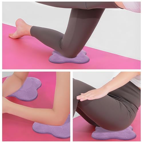 6 Pack Yoga Knee Pads - Extra Thick Foam Cushions for Yoga, Pilates & Floor Exercises