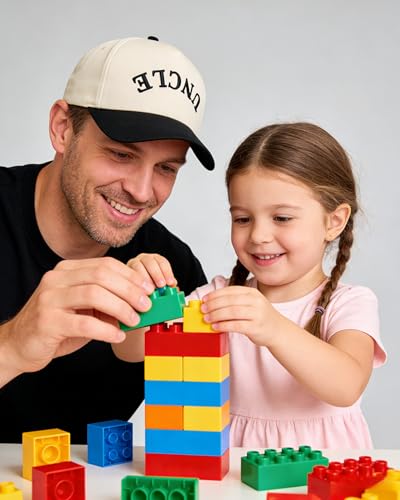 Upside Down Uncle Hat Black One Size - Pregnancy Announcement & Birthday Gift