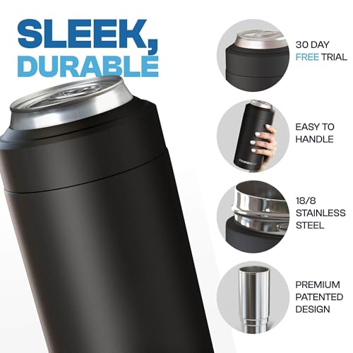 Universal Can Cooler - Navy Penn State Stripe | 20x Colder, 24-Hour Insulation