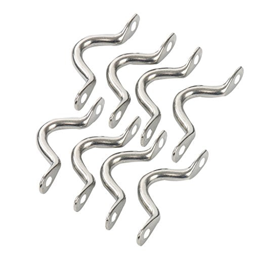Stainless Steel Bimini Boat Top Pad Eye - Pack of 8 for Kayaks & Canoes