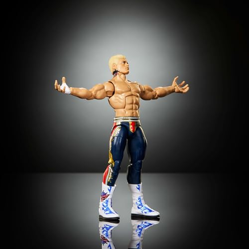 WWE Elite Cody Rhodes Action Figure - 6-Inch Collectible with Accessories