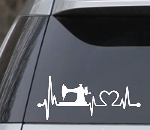 8" Heartbeat Lifeline Vinyl Decal Sticker for Car & Laptop