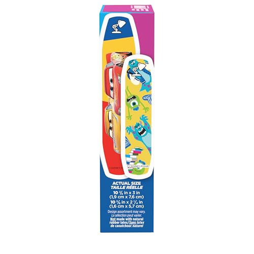 Disney & Pixar Character Adhesive Bandages for Kids - 20 Count