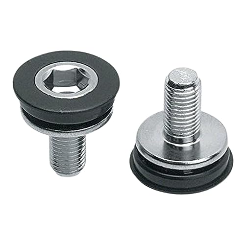 8mm Hex Crank Arm Fixing Bolts for Square Taper Bottom Brackets - Silver 2PC
