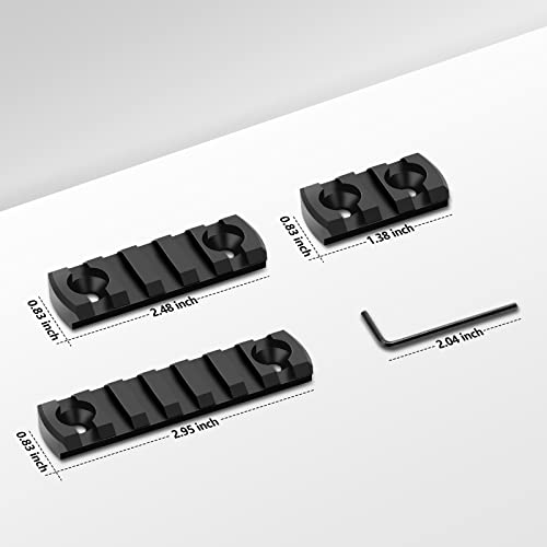 Aluminum Single-Sided Accessory Rail Set - Round Head