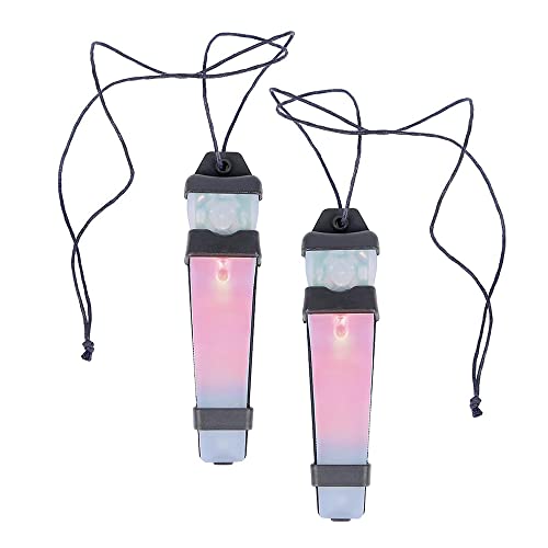SkySmile 2 Pack Red Identification Marker Light for Helmet – Tactical Safety Signal for Outdoors