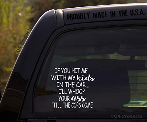 Funny Baby On Board Sticker Decal - 5.5" x 5.5" Clear Vinyl