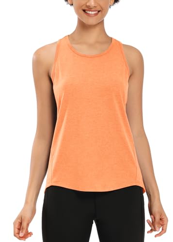 Women's Sleeveless Racerback Workout Tank - Sports Yellow, Large