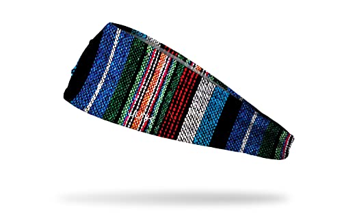 JUNK Big Bang Lite Headband - Moisture-Wicking, Non-Slip Sports Sweatband, One Size - Lefty's Poncho Variation