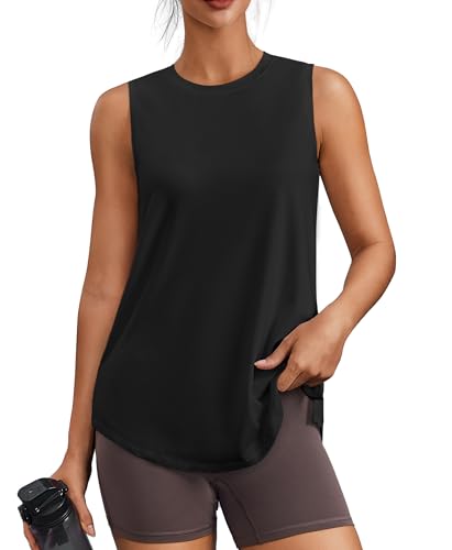 Workout Tank Top for Women | UPF 50+, Moisture Wicking, Loose Fit