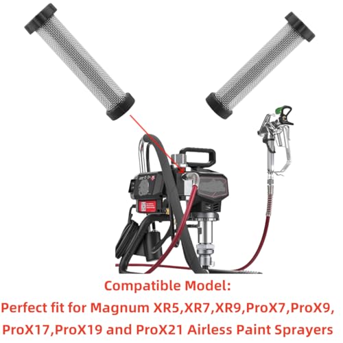 10 Pack 288747 40-Mesh Manifold Filters, Paint Sprayer Replacement Parts Compatible with Graco Magnum X5, X7, XR5, XR7, XR9, ProX7, ProX9, ProX17, ProX19, ProX21