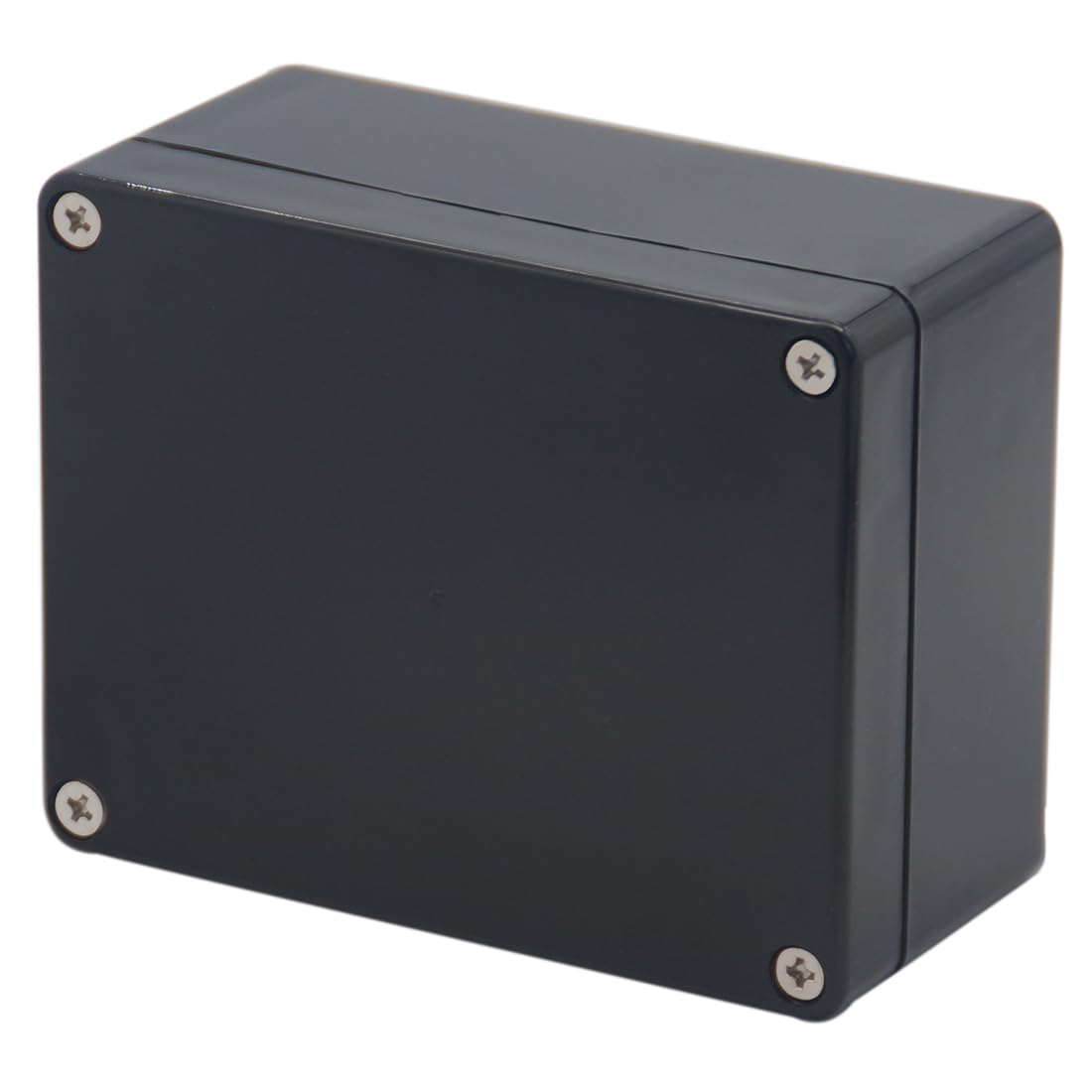 Otdorpatio Project Box IP65 Waterproof Junction Box ABS Plastic Black Electrical Boxes DIY Electronic Project Case Power Enclosure 4.53x3.54x2.17 inch (115 x 90 x 55 mm)