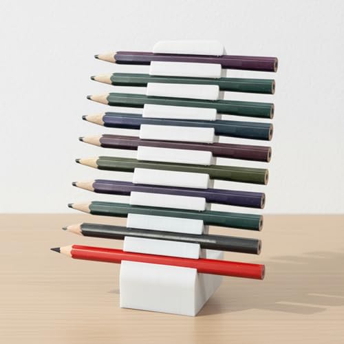 Golf Pencil Display Stand for 10 Pencils - Stylish Desk Organizer