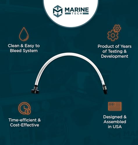 Marine Tech Tools Fill Tube, Seastar Hydraulic Steering Bleed Kit,