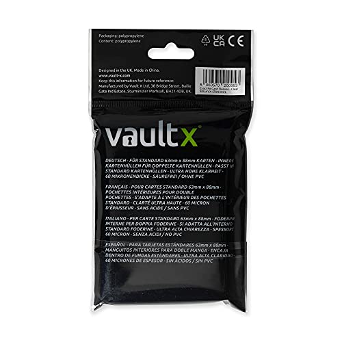 Exact Fit Inner Sleeves for Trading Cards - 500 Pack, Acid-Free