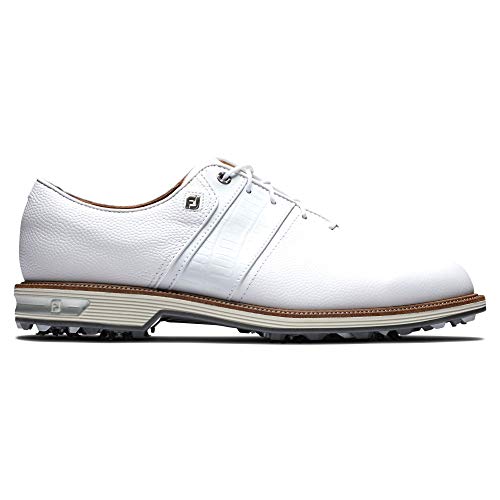 FootJoy Men's Premiere Packard Golf Shoes - Size 11.5 White/White