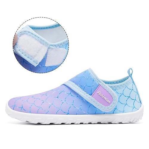 Toddler Water Shoes - Quick Dry Aqua Shoes for Kids - Mermaid