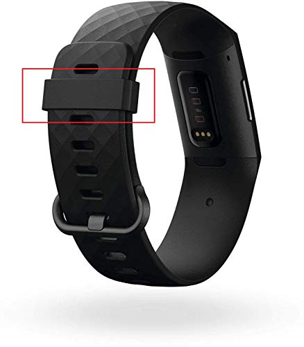 Silicone Replacement Fastener Ring for Fitbit Charge 6/5/4/3/2 - Pack of 6