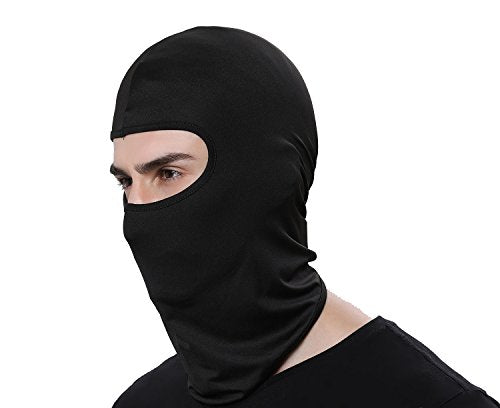 Ski Mask Bandana Face Hat - Pack of 3 Black Balaclavas