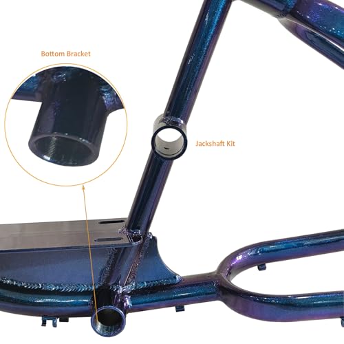 Gas Bicycle Frame with 3.4L Fuel Tank for 4-Stroke Engines - Anole