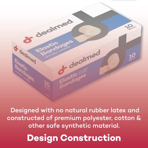 2" Elastic Bandage Wrap with Self-Closure - Pack of 10