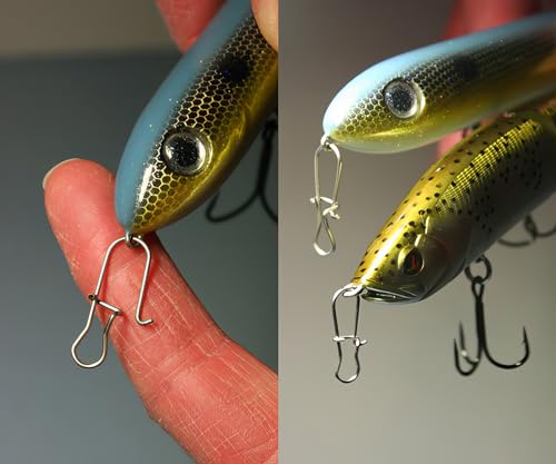 Duo-Lock Fishing Snaps - Stainless Steel Clips for Quick Change