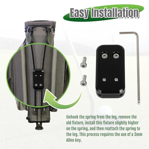 Motoparty CNC Aluminum Clamp for 4mm Parallel Leg Springs, Easy Install