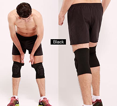 Soft Knee Pads for Work, Volleyball & Basketball - Small, Black
