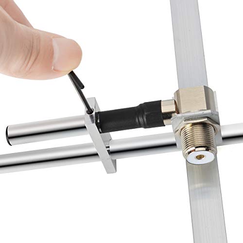 UAYESOK UHF 5 Elements Yagi Antenna 70cm 9dBi Outdoor Directional Radio Antenna