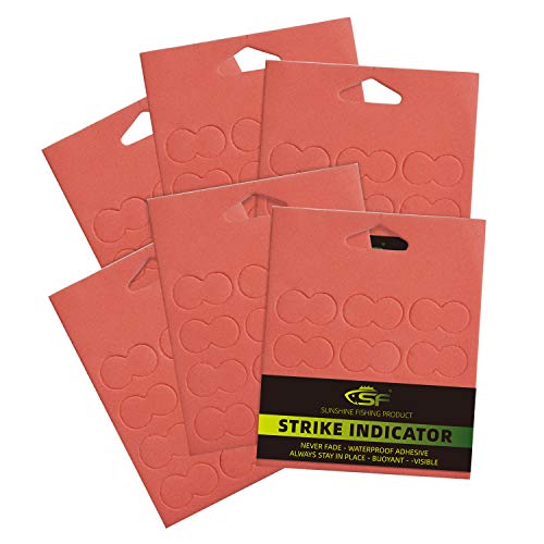 Self-Adhesive Float Foam Strike Indicators - 6 Pieces