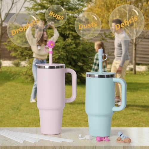 6 PCS Dustproof Straw Caps for Hydro Flask Tumbler 32 oz & 40 oz