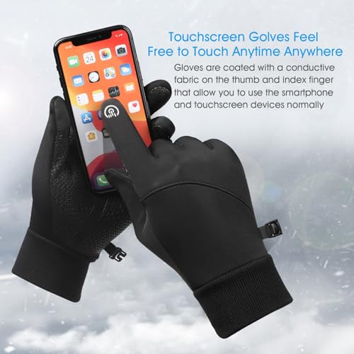 Windproof Water-Resistant Thermal Cycling Gloves - Medium