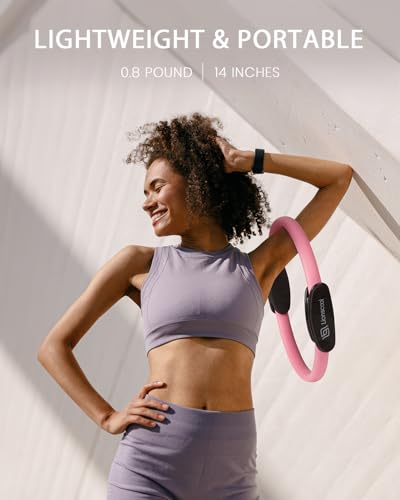 Pilates Ring Set with Mini Ball, Resistance Bands & Socks