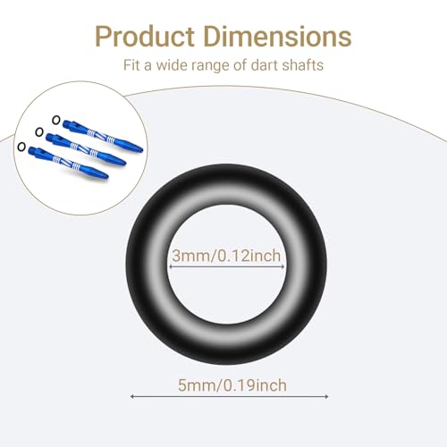 Dart O-Ring Applicator Tool with 200 Rubber O-Rings