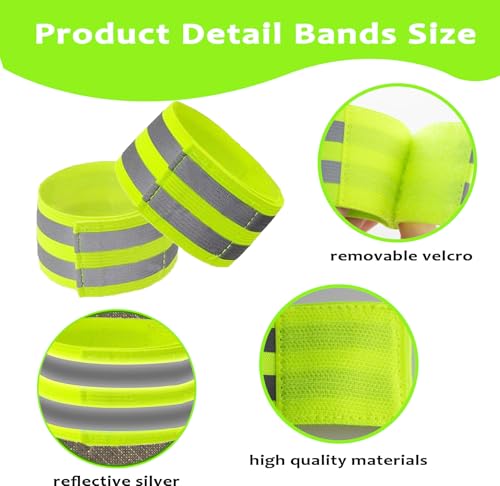 High Visibility Reflective Bands for Strollers - 6 Pack
