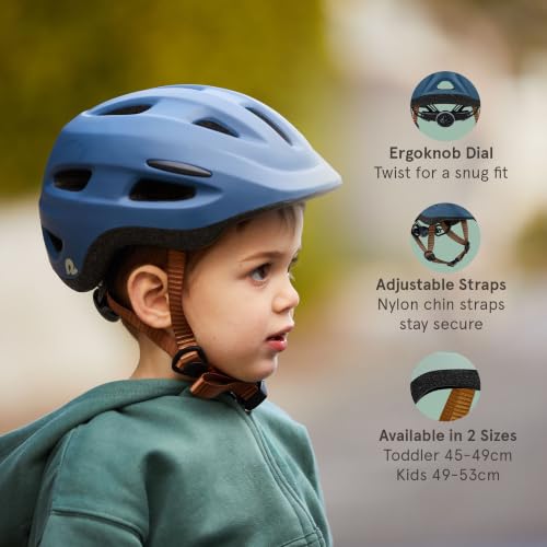Toddler Bike Helmet - Matte Matcha Bloom, Adjustable Fit, Multi-Sport