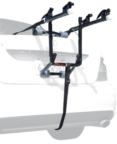 Deluxe 2-Bike Trunk Mount Rack - Fits Sedans, SUVs, Minivans