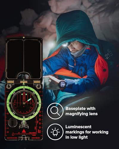 Suunto MC-2 Compass - Advanced Navigational Tool with UTM Scales, Northern Hemisphere