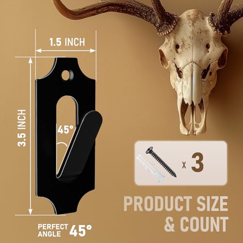 MSSOHKAN Mount Skull Hanger, for Hanging Deer Mule Antelope Coyote