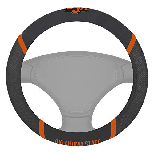 Embroidered Steering Wheel Cover - Oklahoma State Cowboys 15"