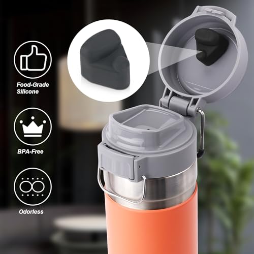 4-Pack Silicone Gasket Stoppers for Stanley Quick Flip GO 24/36 oz