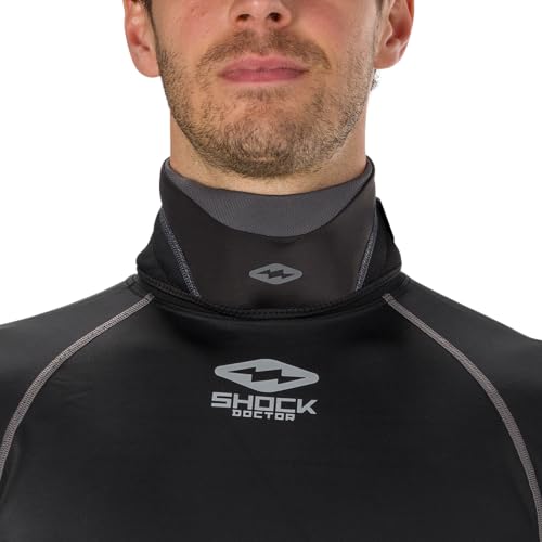 Youth Hockey Neck Guard - Cut Resistant Protection - Black