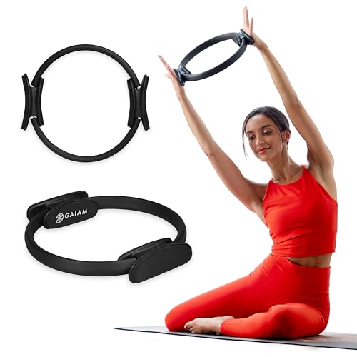 15" Pilates Ring for Toning Arms, Legs & Core | Lightweight & Flexible