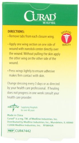 Waterproof Butterfly Adhesive Bandages for Wound Care - 12 Count