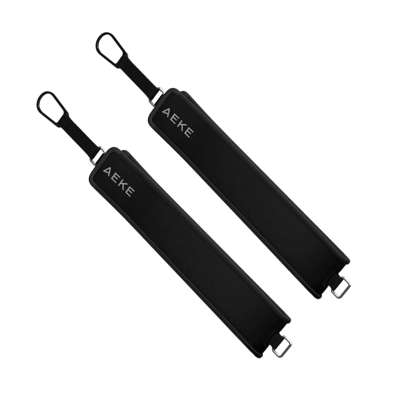 AEKE Home Gym Extender Belt - Extension Strap Attachments for Cable Machines, Pull-Ups, Triceps, Rows. (Black)