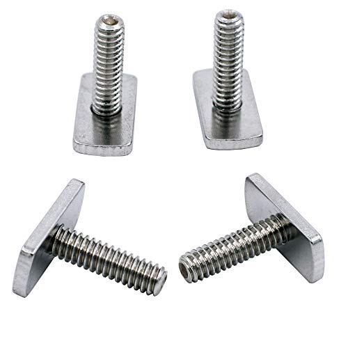 Kayak Rail Mounting Hardware Kit - 1/4 Inch T Bolt Screws & Nuts