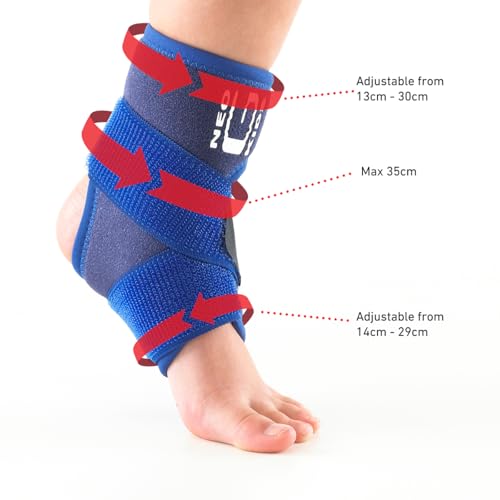 Kids Ankle Brace Support for Juvenile Arthritis & Injuries - Adjustable Compression