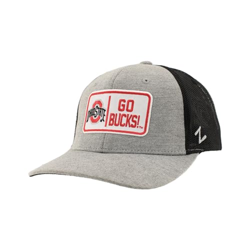 Ohio State Buckeyes NCAA Licensed Trucker Hat Heather - Carson Patch